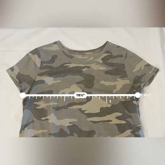 Athleta Organic Daily Camo Crew Short Sleeve Tee - Picture 7 of 7